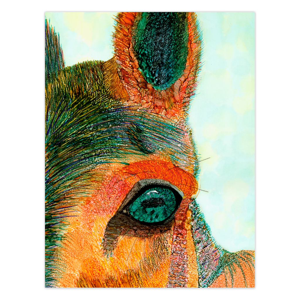 "See Me" Folded Greeting Card