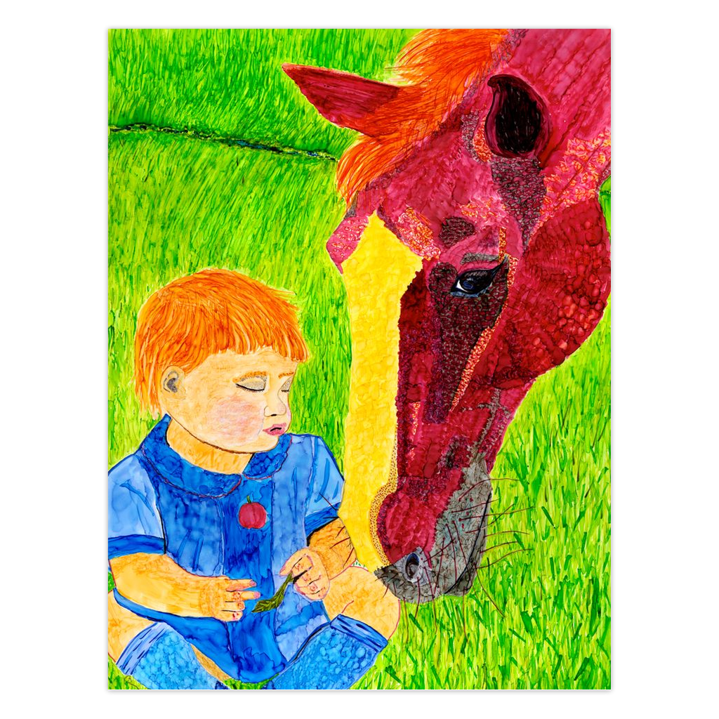 "Racheal's Love" Folded Greeting Card