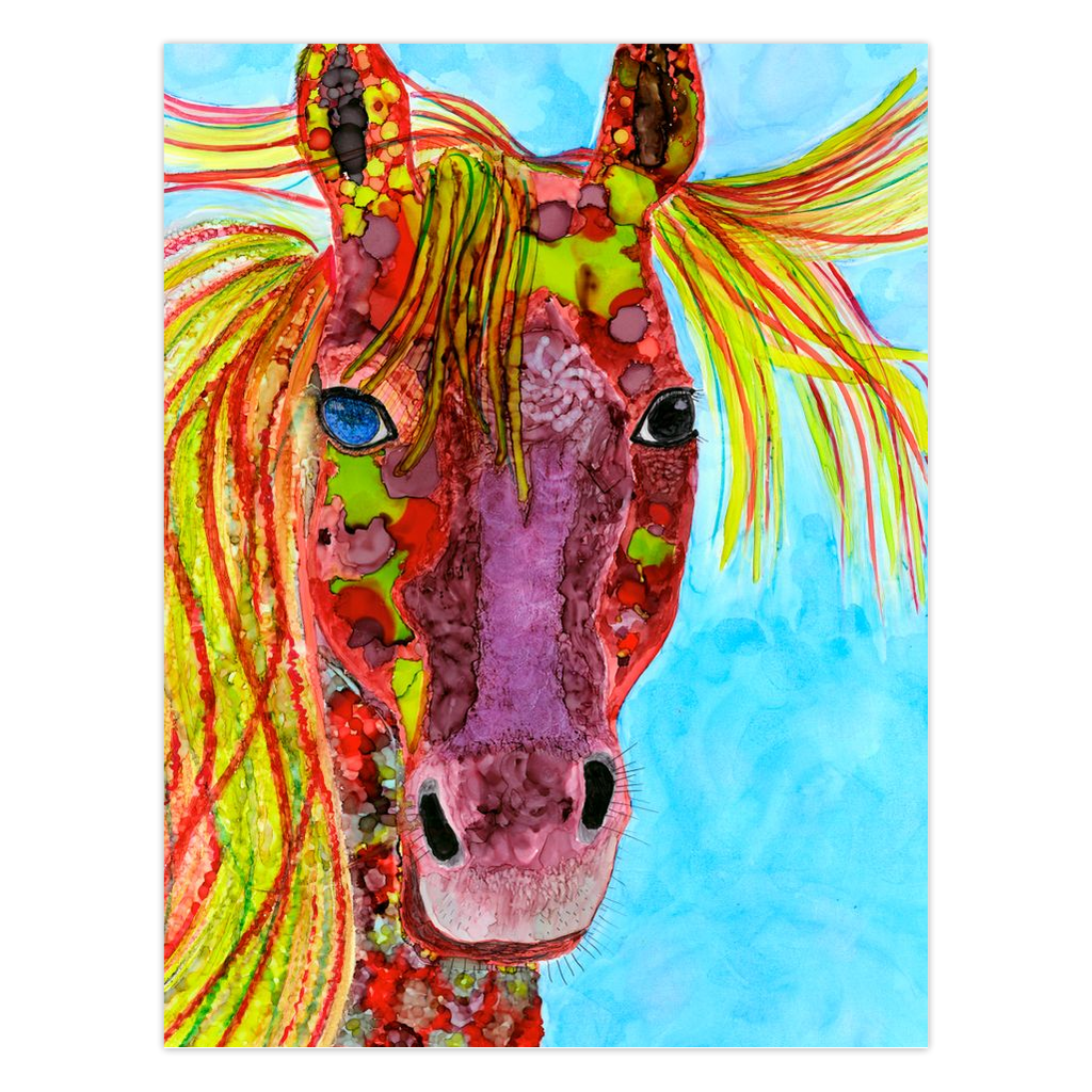 "In The Wild" Folded Greeting Card
