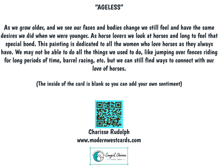 "Ageless" Folded Greeting Card