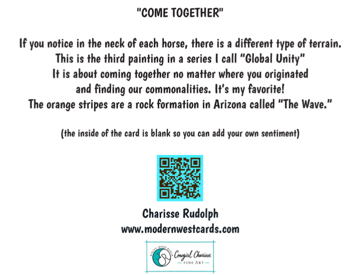 "Come Together" Folded Greeting Card