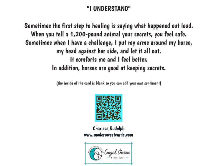 "I Understand" Folded Greeting Card