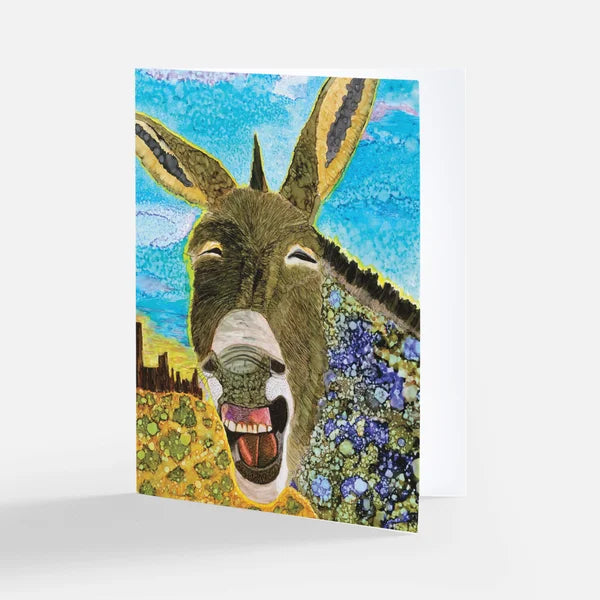 "Last Laugh" Folded Greeting Card