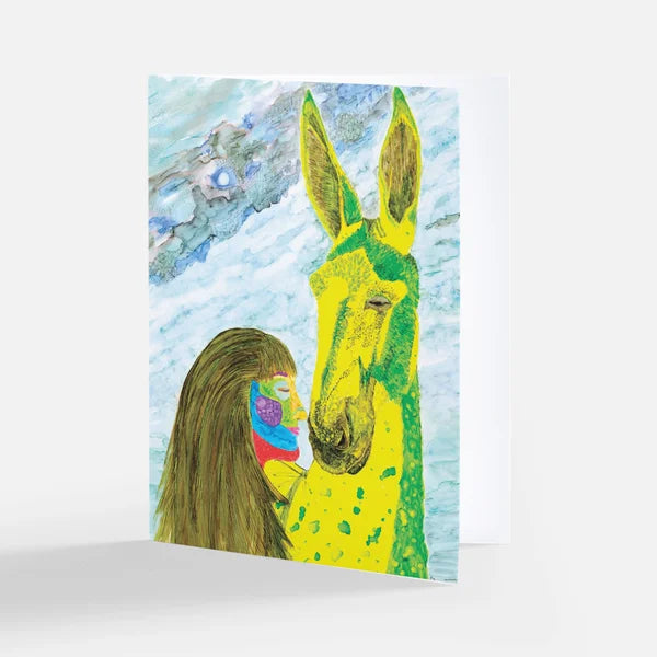 "One Heart" Folded Greeting Card