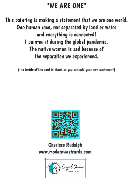 "We Are One" Folded Greeting Card
