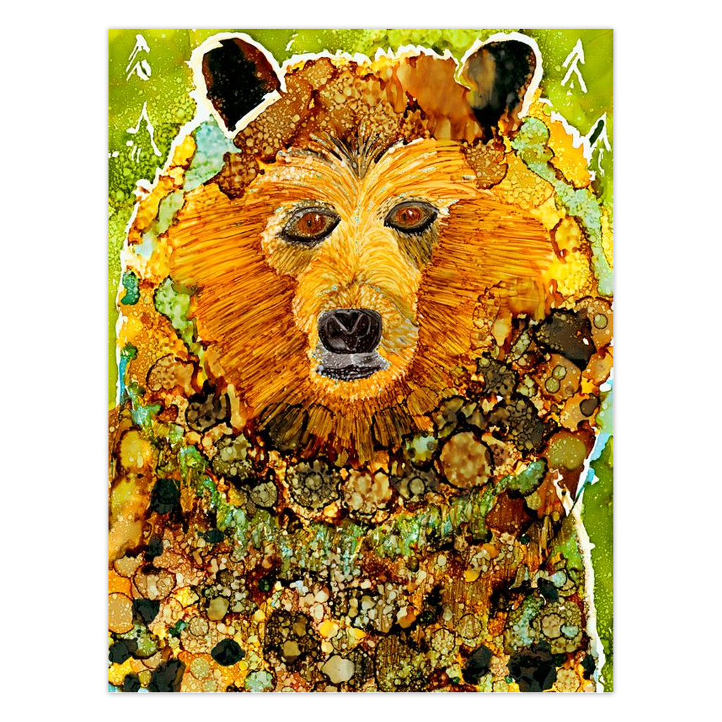 "Introspection" Folded Greeting Card