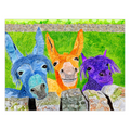 "The Three Amigos" Folded Greeting Card
