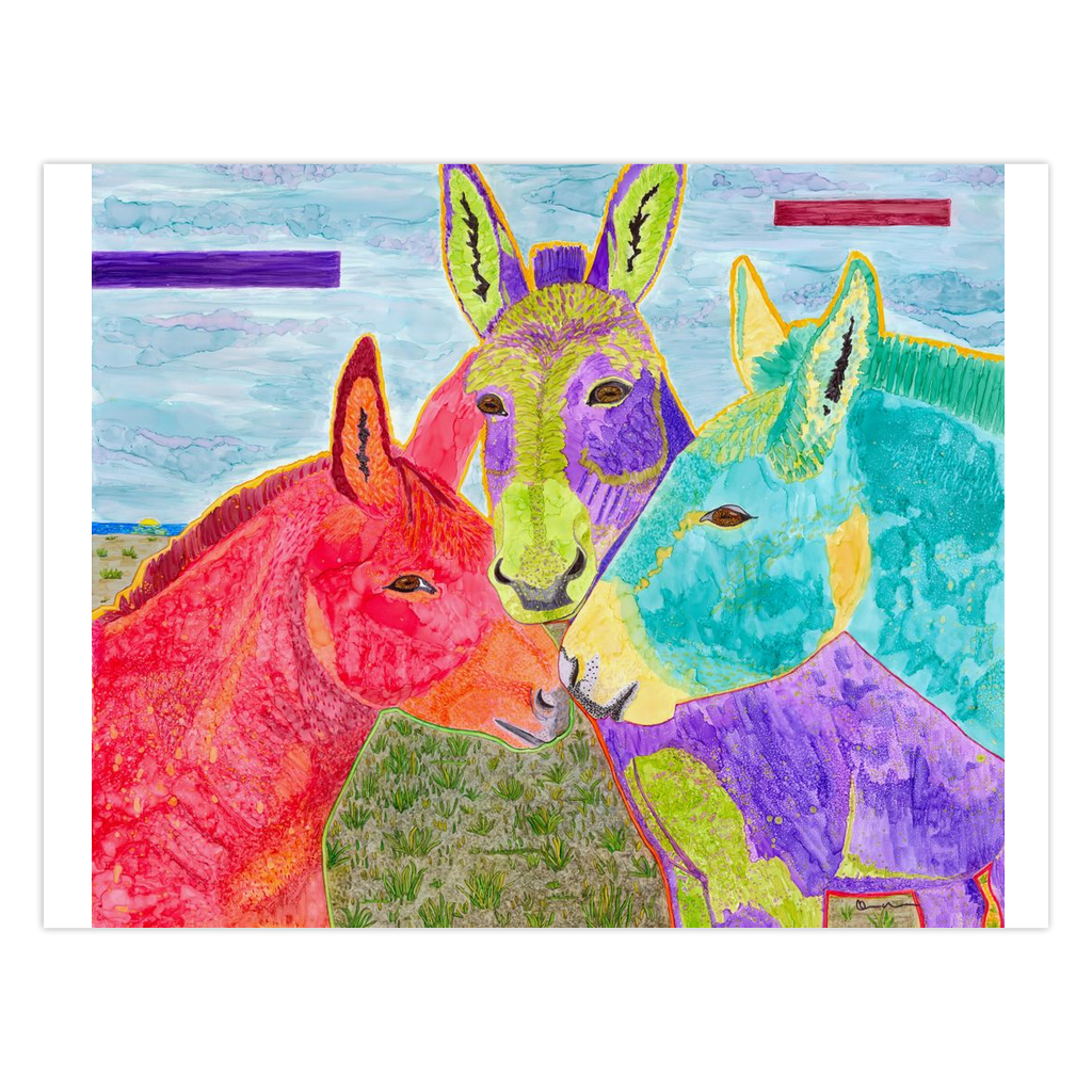 "Rainbow Connection" Folded Greeting Card